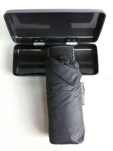 Taschenschirm Mini  "mybrella Carbon" in schwarz